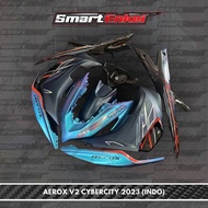 NVX V2 AEROX COVERSET CYBERCITY 2023 ORIGINAL INDONESIA