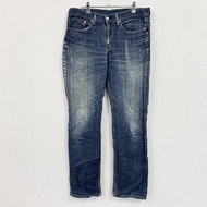 กางเกงยีนส์ Levi's รุ่น 514 ซิปหน้า สีคราม ไซส์ W34 สไตล์วินเทจ