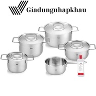 Fissler PURE PROFI / FISSLER ORIGINAL PROFI Pot Set, German Pot Set 5 Piece, MADE IN GERMANY, Shop G