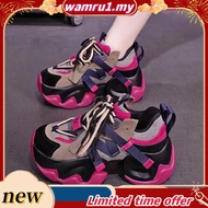 Inner height-increasing women's shoes dad shoes women's 2024 th内增高女鞋老爹鞋女款2024厚底小个子运动休闲鞋7cm10.19