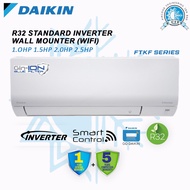 [READY STOCK] DAIKIN 1.0HP/1.5HP/2.0HP/2.5HP  Inverter Wall Mounted （WIFI) Aircond
