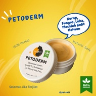 Petoderm Ubat Krim Kurap Kucing Fungus Kemerahan Kulit Luka Gatal Kudis Anjing Cat Dog Paling Berkes