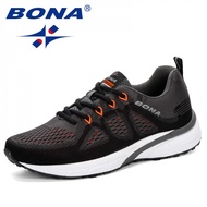 Bona รองเท้าผ้าใบผู้ชายรองเท้ากีฬาผ้าตาข่ายน้ำหนักเบารองเท้าวิ่ง Femme รองเท้ากีฬากลางแจ้งสำหรับผู้ชาย