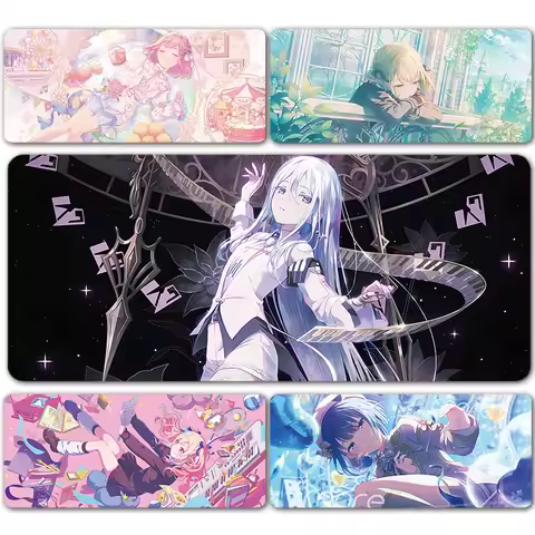 Project Sekai World Link PJSK 25Ji MMJ WxS VBS LN XXL Large Mouse Pad Computer Laptop Non-slip Offic