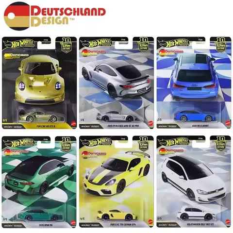 2026 New Hot Wheels German Design 3rd Generation 1/64 Alloy Miniature Diecast Model Vehicle BMW Audi