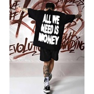 Loose-fitting t-shirt in thick 2c cotton fabric, digital print number 4