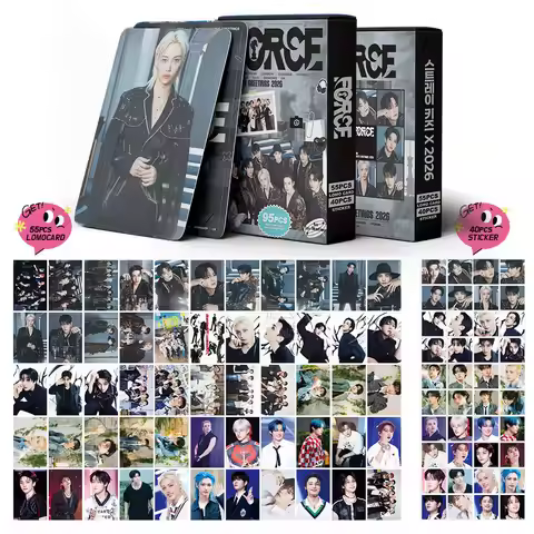 95Pcs/Set Kpop Idol New Series Lomo Cards Postcards Felix HyunJin Chan Woojin Jisung Jeongin Seungmi