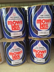 Cat Tembok Mowilex Hitam / Putih (1 liter)