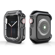 I TECH iWatch Armor PC Shell Case Silicone Protective Bumper Cover Case for Series Ultra 2 9 8 7 49m