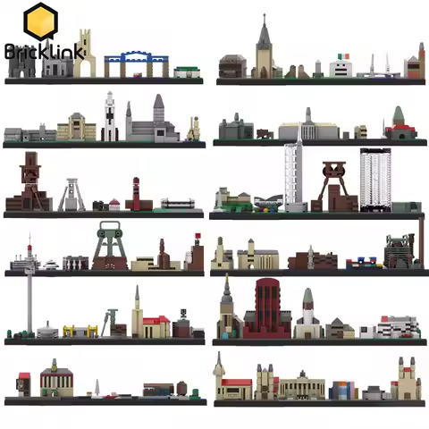 Bricklink Germany Ruhr Industrial Base City Skyline House Architecture Street View Sets Hamburg Hage