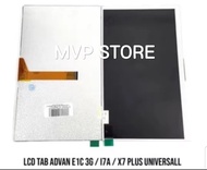 LCD Advan E1C 3G I7A X7 plus lcd only universal original
