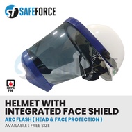 Arc Flash Face Shield With Helmet (FR9 - 16cal/cm²)