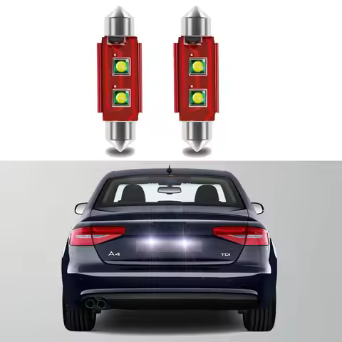 Super Bright High Power Cree XP-E Led License Plate Lights For Audi A4 B5 B6 B7 B8 1994-2015 LED Num