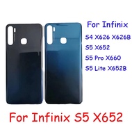 For Infinix S5 Pro X660 S5 X652 S5 Lite X652B X652C S4 X626 Back Battery Cover Housing Case Repair P