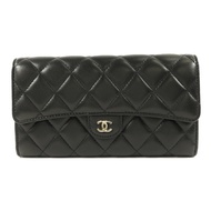 CHANEL 羊皮皮革Classic Flap Long Wallet長錢包