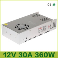 12V 30A 360W Lighting Transforme Switching Power Supply Driver for LED Strip AC 110-240V Input to DC 12V Driver Power supply