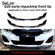 For Bmw 3 Series Bmw G20 320i 330i 19-22 M Pack Mp Front Lip Front Spoiler Modification Accessories