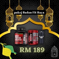 “Pakej Jimat WHEY Protein Isolated + FATBURNER HALAL+1 Botol Shaker”