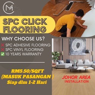 【Ready Stock • Harga Kilang】Supply &amp; Install SPC CLICK Flooring / SPC Lantai/ Home Deco/  IXPE FOAM