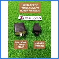 ¤ ☬ Hazard switch Honda Beat Fi, Click V1, Honda Airblade PLUG AND PLAY