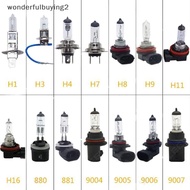 wonderfulbuying2 Bright 9005 9006 Haen Lamp Car Headlight H1 H3 H4 H7 H11 HB3 Bulb Fog Light wonderfulbuying2