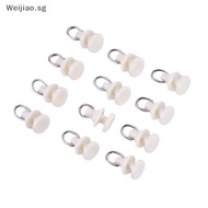 Weijiao 20pcs Curtain Track Glider Rail Curtain Hook Rollers Curtain Tracks Accessories SG