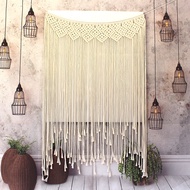 Eogoe Bohemian Woven Tapestry Creative Handmade Cotton Rope Pendant Home Curtain Door Curtain Shelte