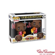 Funko POP NBA JAM Houston Rockets Clyde Drexler and Hakeem Olajuwon 2 Pack	