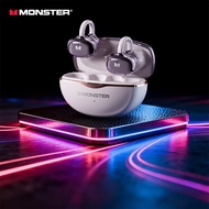 Monster | Monster A02 OWS Ear Clip Headphones 360° Immersive Stereo Bluetooth 6.0 Wireless Earbud IP