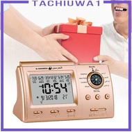 [Tachiuwa1] Azan Alarm Clock for Home Decor Date Azan Table Clock for Office Home