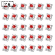 BEEYE 20Pcs Mechanical Keyboard Switches, Plastic Dustproof Keyboard Switches,  Linear Tactile Click