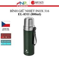 Bình Giữ Nhiệt Có Quai Xách Elmich EL-8311 (Dung Tích 800ml - Chất Liệu INOX 316)