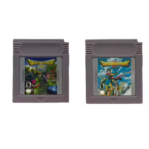 Video Dragon Warrior 1+2 / 3 Cartridge Card for Advance GBC GBA SP English console tool