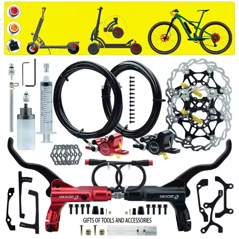 Zoom 875E Left Caliper Disc Electric Bike Scooter Rotor 203 Power Off 2pin 3p Sm2a Hydraulic Brakes 