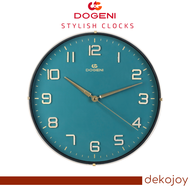 DOGENI นาฬิกาแขวน รุ่น WNP029BU WNP029RG นาฬิกาแขวนผนัง นาฬิกาแขวนติดผนัง เข็มเดินเรียบ ร้าน Dekojoy