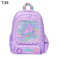 UNGU Smiggle Uni Game Purple Backpack/Girl Kindergarten Backpack