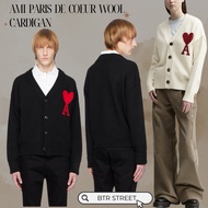AMI PARIS DE COEUR WOOL CARDIGAN