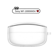 For Sony WF-1000XM5/XM4 Wireless Earbuds Case High Transparency TPU Protective Case Compatible with Sony WF-1000XM5/XM4 With Hook Earphone Accessories