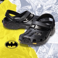 Crocs batman Kids Cartoon Bat Clogs Sandals Lightweight Anti Slip Beach Water Shoes