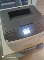 利盟MS415dn激光打印機，成色如圖。功能正常，效果有點缺
