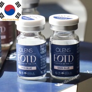 OLENS EOTD DARK BLUE 1 piece in 1 bottle   （cycle 3-6 months）, contact lens,  korean  lens, lens