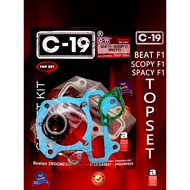 PERPAK TOPSET HONDA F1BEAT SCOOPY F1/ SPACY F1/ - C19 GASKET PAKING