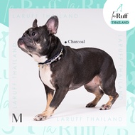 LaRuff Thailand | Classic Collar in Charcoal ปลอกคอสัตว์เลี้ยงที่สวยหรู ปลอกคอแมว ปลอกคอสุนัข ออกแบบ
