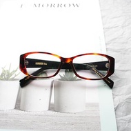 ELEMENTS eyewear 咖啡紅玳瑁色方形眼鏡框日本手造