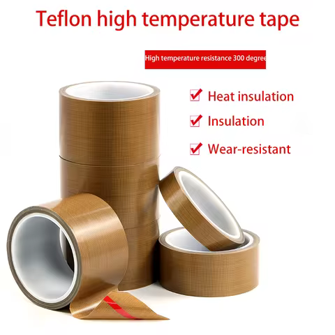 300°C Heat-resistant Adhesive Tape PTFE Heat-resistant Insulation Tape, Thermal Insulation Adhesive 