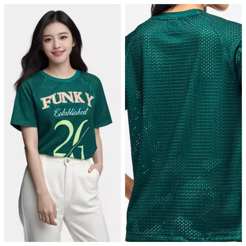 ABCDE Fitness Yoga Sports Group Dance Tight Stretch Short Sleeve T-Shirt 0997