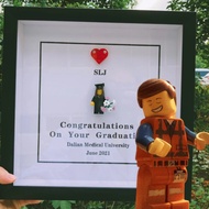 😻 Lego Doll Commemorative Photo Frame This Photo Frame Super Unique😜 Lego Minifigures Three-Dimensio