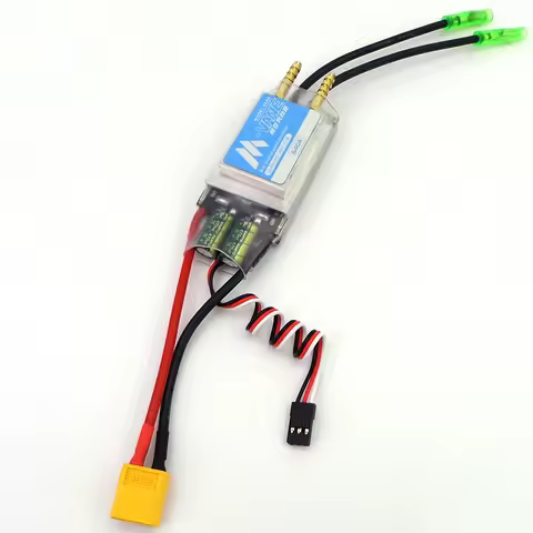 RC Boat ESC 3-6S 100A Water Cooling 2-ways Speed Controller for 775 895 997 Brush Motor RC Tug Bait 