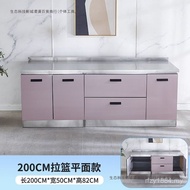 Basket Basket Kitchen Stove Combination Cabinet Multifunctional Cabinet Cabinet Household Kitchen Ca