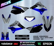 สติ๊กเกอร์มอเตอร์ไซค์วิบาก โมโตคอส เอนดูโร่ ชุปเปอร์โมโต Kawasaki KLX250 DTK 250